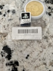 Uncharted Logo Gold Colored Commemorative Etched Coin with Case 1.5″ Official
