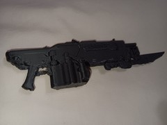 3D Printed Gears of War Retro Lancer Custom for 7 inch Figures