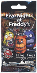 Five Nights At Freddy’s Dog Tags Necklace Mystery Pack 1 Random Dog Tag Necklace