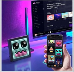 Divoom LED Light Display Panel Suit for RGB Light Bars,with Smart App Control…