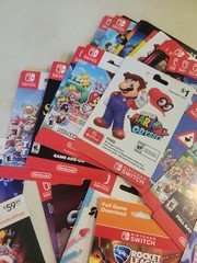 32 Nintendo Switch eShop Various NO VALUE Display Only Card