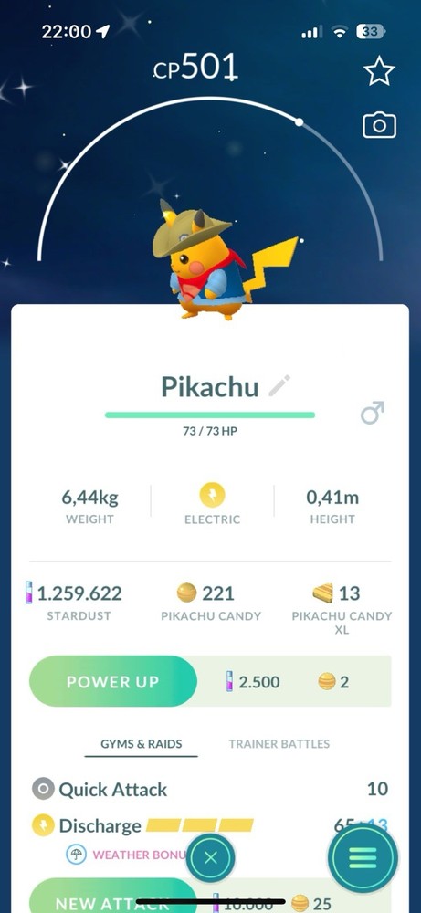 Pokémon Go -Shiny Pikachu Excavator – Mini PTC/ Trade 20K Stardust
