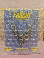 Fallout crate Mothman light up pin loot crate LED NEW Sealed!