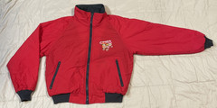 RARE!!! 90s Red Employee Coat SNES Nintendo Donkey Kong Diddy’s Quest Mens M N64