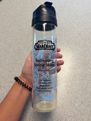 world of warcraft glass water bottle