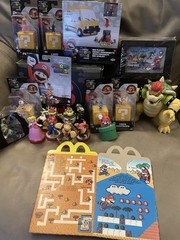 Mario collection amiibo Lot Jakks Happy Meal Toys Nintendo Bowser peach diddy jr