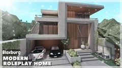 BLOXBURG MODERN ROLEPLAY HOME.FAST BUILDER CHEAP SERVICE