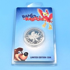 Banjo-Kazooie Limited Edition Silver Coin Token with Case Numbered Official Rare