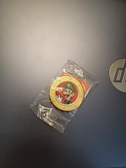 LUIGI Frankford Wonder Ball Super Mario Bros Coin Gold FREE SHIP