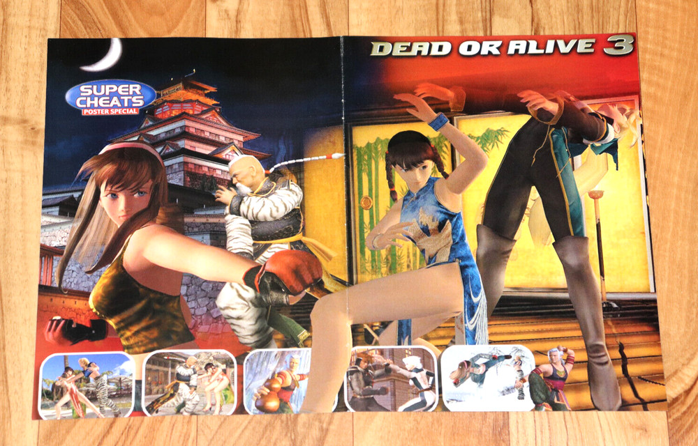 Dead or Alive 3 / Drakan The Ancients’ Gates Xbox PS2 Very Rare Poster 41x27cm