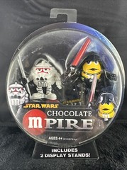 Star Wars Chocolate Mpire Carded Darth Vader, Clone Trooper Action Figures 2005