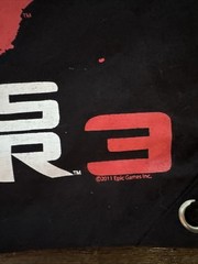 Gears of War 3 Cinch Sack Backpack Retro Video Game 2011