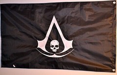 NEW Official Assassin’s Creed IV 4 Black Pirate Flag Limited Collectors Edition