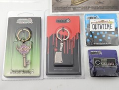 Video Game Collectables Mixed Bundle Lot Pins Key Rings Nerd Block Loot Gaming
