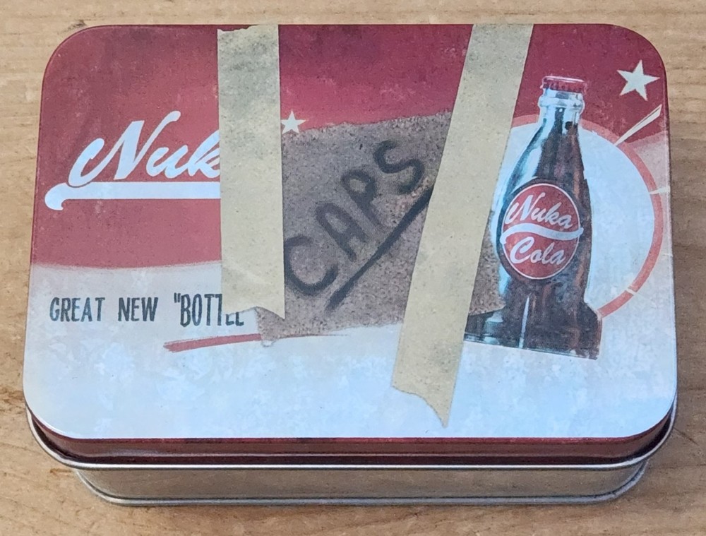 Fallout Bottle Cap Series Nuka-Cola with Collectible Tin