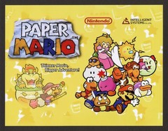 Paper Mario Nintendo 64 N64 2001 Game Wall Art Print Poster 8.5″ x 11″ – Glossy