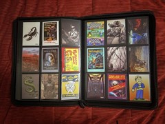 Complete Fallout Trading Card Base Set (Series 1 & 2) In Binder