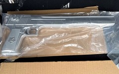 Long Barrel Desert Eagle Pistol Anime Toy Made Of Foam Video Games 18”