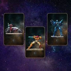 ALL 8PCS Amiibo METROID DREAD PVC Card Fast Shipping!Free stickers!
