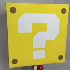 Nintendo Super Mario Bros 14” Question Block Table Desk Lamp Light 2019