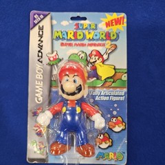 2002 Gameboy Advance Super Mario World Mario Articulate Figure