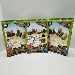 Minecraft Overworld Bundle Animal Mobs & Utility Pack Paper Craft Jazwares -2013