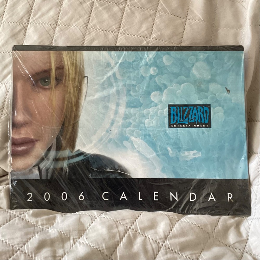 RARE Blizzard STARCRAFT Ghost 2006 Calendar, SEALED NEW