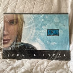 RARE Blizzard STARCRAFT Ghost 2006 Calendar, SEALED NEW