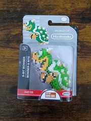 3-PK SUPER MARIO 8-Bit Pixel 2.5″ World Of Nintendo Jakks Bowser Luigi 30th