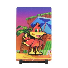 Official Licensed Banjo-Kazooie FiGGYZ Kazooie Pop Magnet 3D Display Stand