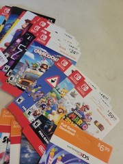 32 Nintendo Switch eShop Various NO VALUE Display Only Card