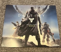 Destiny Trifold Lithographs Limited Edition GameStop Promo few sealed low number