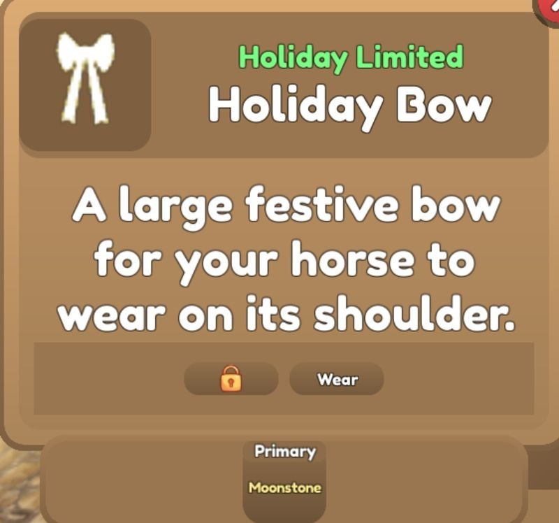 Wild Horse Islands Holiday Bow