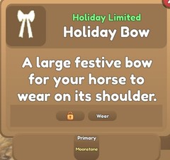 Wild Horse Islands Holiday Bow