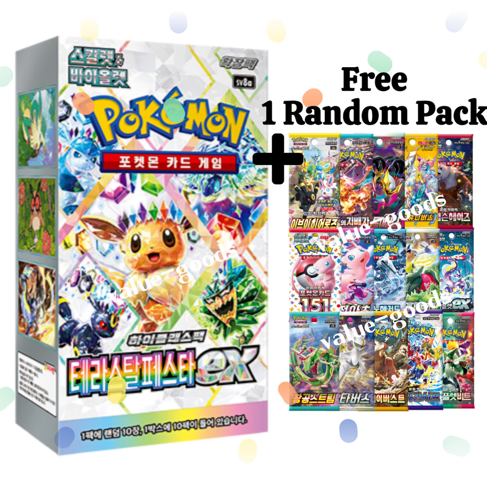Pokemon Card Terastal Festival ex Booster Box Festa Prismatic Evolutions Korean