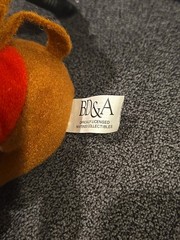 BD&A Nintendo 64 Diddy Kong Plush Beanbag Clip On Keychain 1997 New with Tag