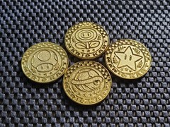 Nintendo Super Mario Coin Kart 8 Deluxe Switch Medal Rare Promo FULL SET ALBUM