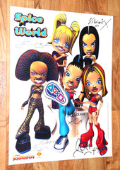 1998 Banjo-Kazooie / Spice World N64 PS1 Nintendo Vintage very Rare Poster