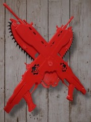 Gears of War Lancers Wall Decor 3D-Printed