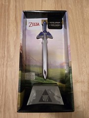 unopened official ThinkGeek Nintendo Legend of Zelda Master Sword letter opener