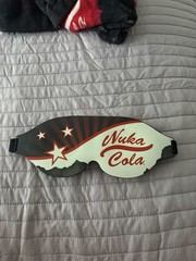 Fallout Nuka Cola Sleep Mask Official Bethesda Gaming Merchandise