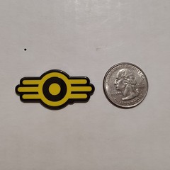 Fallout Vault Tec Enamel Pin Official Bethesda Collectible Lapel Badge Figure