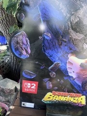 Donkey Kong Bananza GameStop Standee 2 Sided Design – 4ft 2 in tall READ DESC