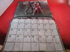 Resident Evil 2008 Promotional Calendar w/ Unused Sticker Sheet by Prima Games