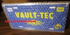 Fallout 3 4 76 New Vegas Vault-Tec Aluminum License Plate Sold Out Bethesda NEW