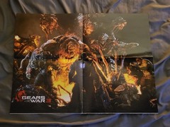 Gears of War 3 / Halo Combat Evolved Anniversary Poster 20.5 x 15 (✔️Folded)