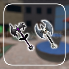 Murder Mystery 2 MM2 | Battleaxe Set | Godly Knives & Guns