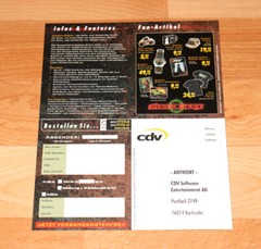 Vintage Sudden Strike German Card Ad / Flyer Advertisement