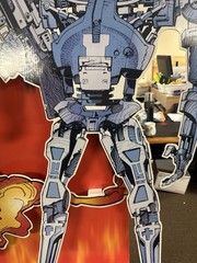 SNES Robocop vs Terminator RARE 7ft STORE DISPLAY STANDEE NINTENDO