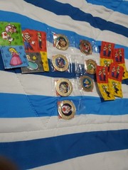 Lot of 7 Frankford Wonder Ball Super Mario Coins New Sealed With Stickers DK